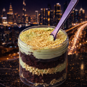 Salted Caramel Dubai Chocolate Nom! Nom! Jar