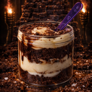 Salted Caramel Brownie Brittle Nom! Nom! Jar