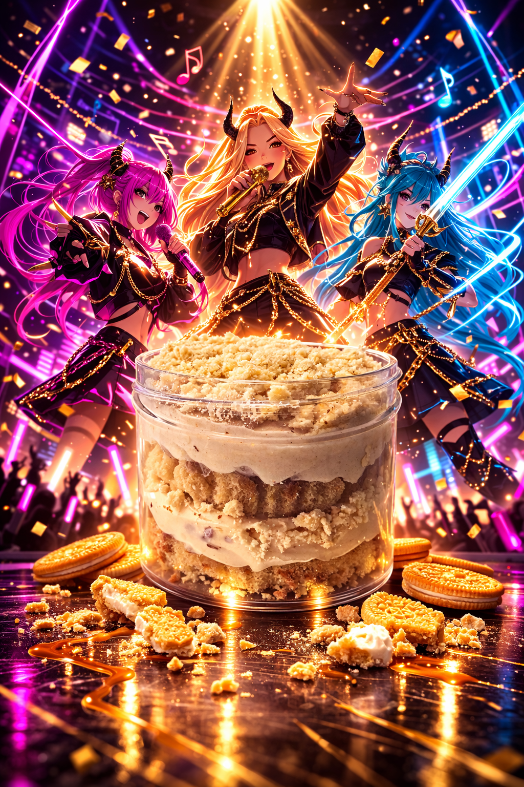 Golden Oreo Nom! Nom! Jar