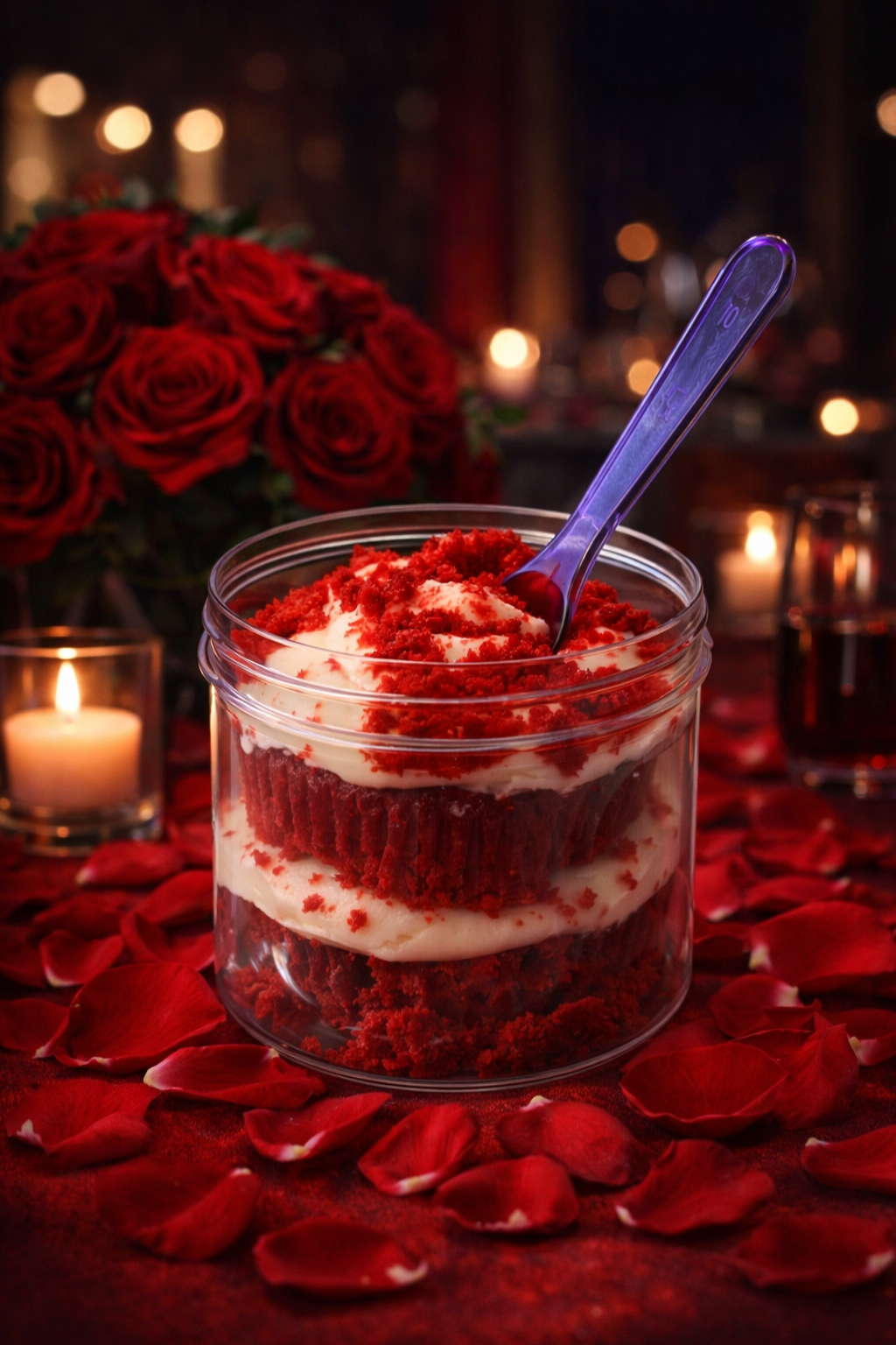 Red Velvet Nom! Nom! Jar