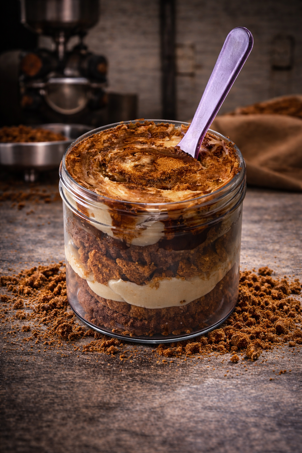 Biscoff Cinnamon Roll Nom! Nom! Jar