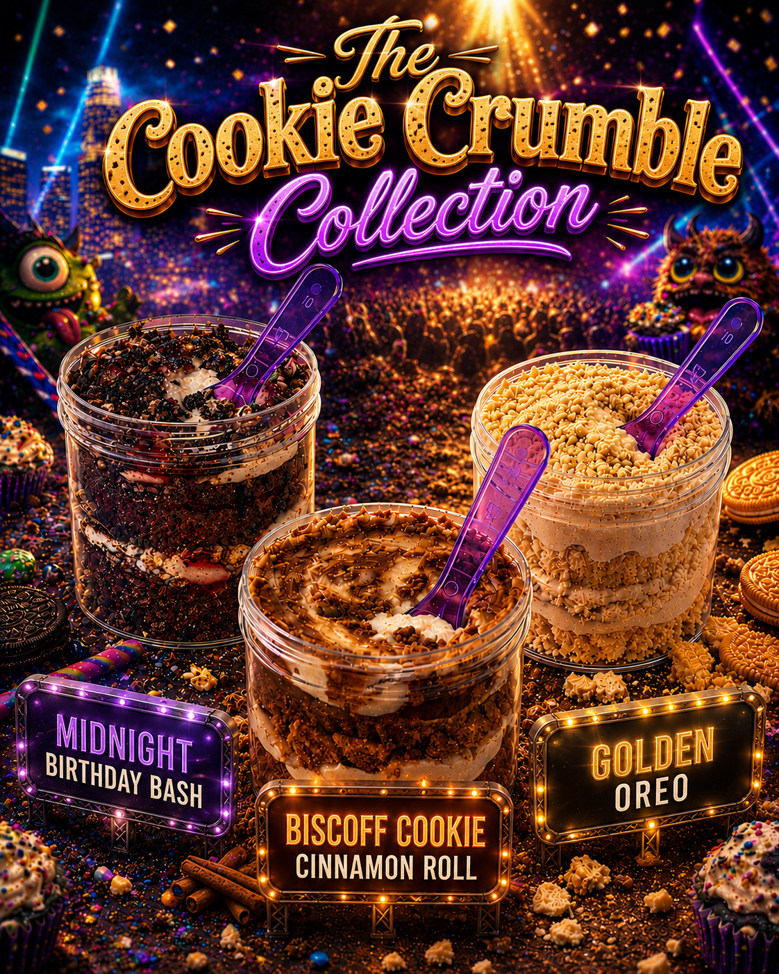 Cookie Crumble Cupcake Jar Collection