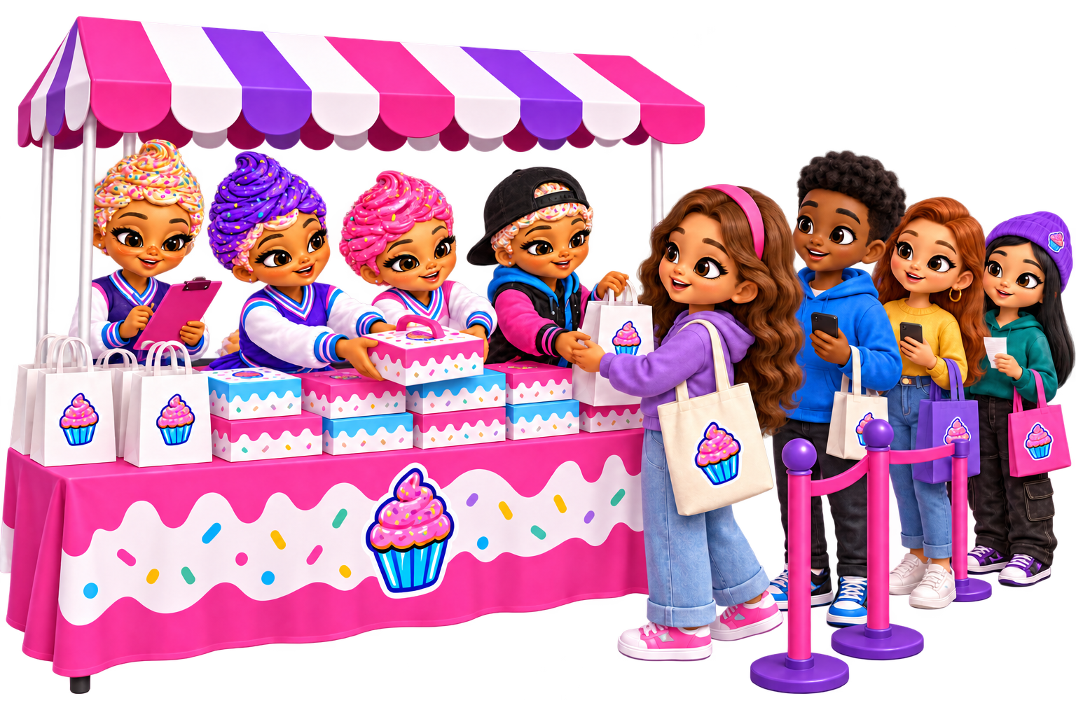 Nom Nom fundraising pop-up