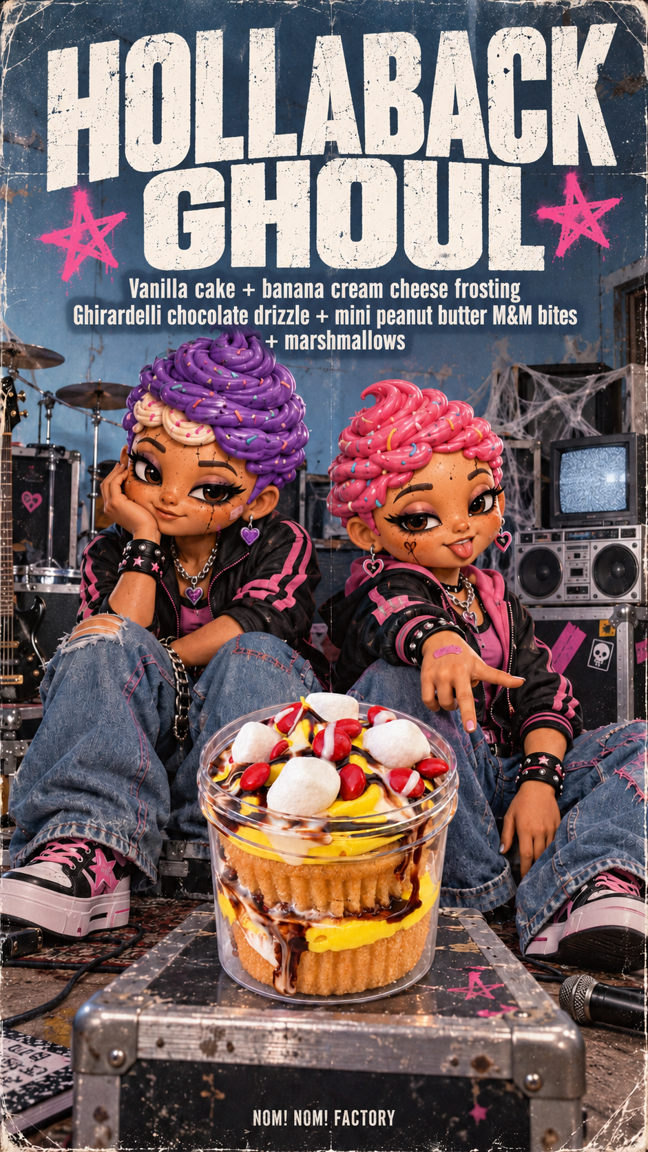 Hollaback Ghoul Halloween cover poster