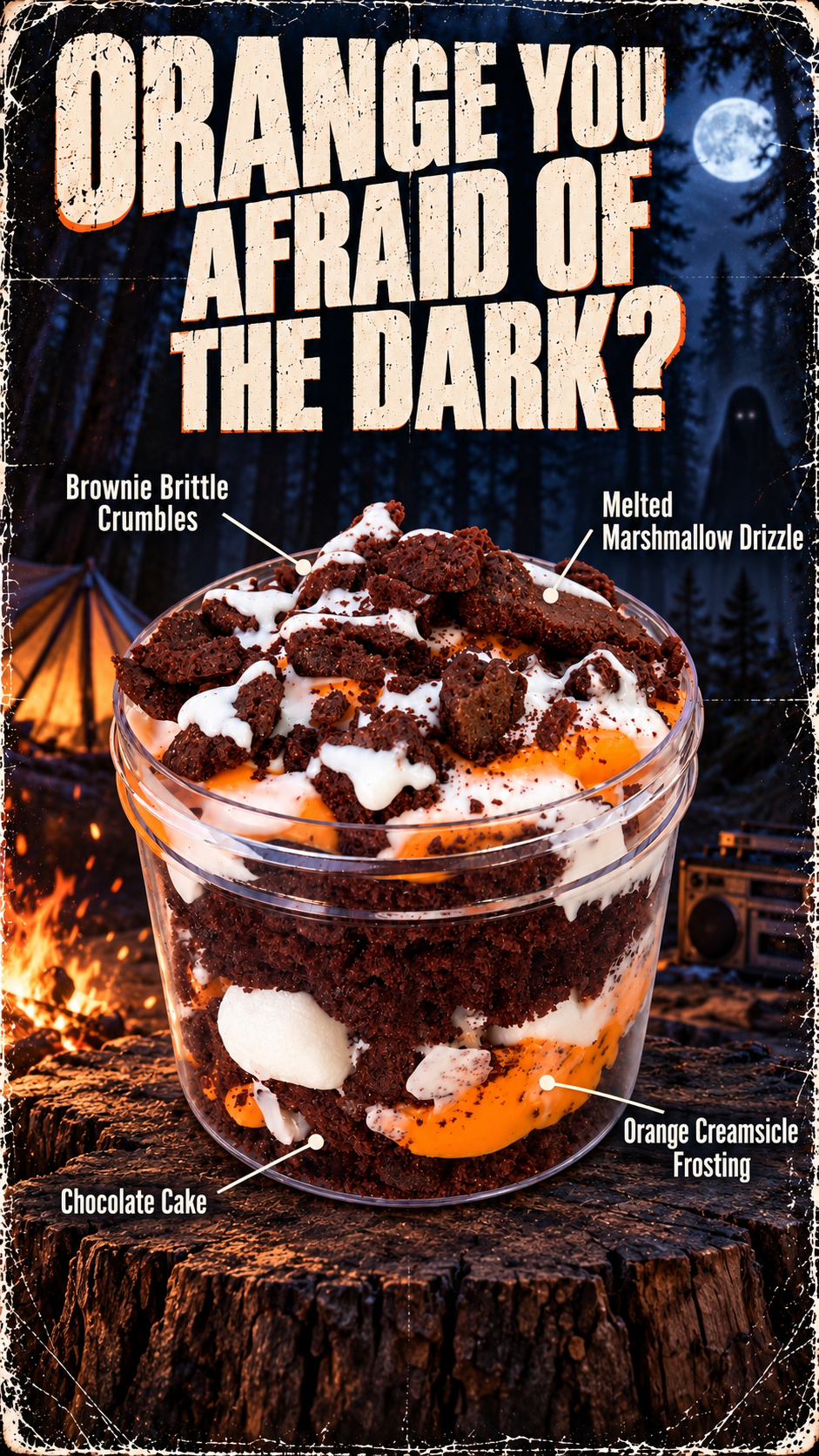 Orange You Afraid of the Dark? ingredient poster