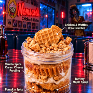 Dude, Where’s My Waffles? — Halloween Cupcake Jar